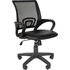 Кресло офисное Комус Мебель Easy Chair 304 чёрное (экокожа/сетка,  пластик)