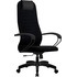 Кресло для руководителя Easy Chair SU-B-10 чёрное (ткань, пластик  чёрный)