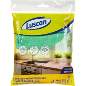 Салфетки хозяйственные Luscan микрофибра 30x30 см 180 г/кв.м (4 штуки в  упаковке)