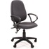 Кресло офисное Комус Мебель Easy Chair 318 серое (ткань, пластик)