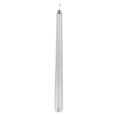 Свеча Eurocandle Античная серебристая 2.2х25 см