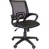 Кресло офисное Комус Мебель Easy Chair 304 чёрное (сетка/ткань, пластик)