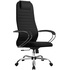 Кресло для руководителя Easy Chair SU-B-10 131/003  чёрное (ткань,  металл)