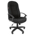 Кресло для руководителя Комус Мебель Easy Chair 685 чёрное (ткань,   пластик)