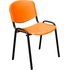 Стул офисный Easy Chair Изо оранжевый пластик металл чёрный (573680)