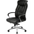 Кресло для руководителя Easy Chair EChair-534 TL чёрное (натуральная  кожа с компаньоном, металл)