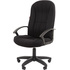 Кресло для руководителя Комус Мебель Easy Chair 685 LT чёрное (ткань,  пластик)