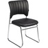 Стул офисный Easy Chair 809VPU чёрный (кожзаменитель, металл  хромированный)