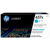 Картридж лазерный HP 657X CF471X голубой оригинальный повышенной емкости