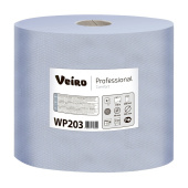 Протирочная бумага в рулонах с центральной вытяжкой Veiro Professional WP203 W1/W2 синяя (6 рулонов по 175 метров)