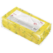 Салфетки хозяйственные Vileda Professional Breazy  микрофибра 36x35 см  105 г/кв.м жёлтые (25 штук в упаковке)
