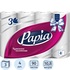 Полотенца бумажные Papia 3-слойные белые 4 рулона по 10.8 м