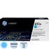 Картридж лазерный HP 651A CE341A голубой оригинальный