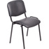 Стул офисный Easy Chair Изо чёрный экокожа металл чёрный (1829066)