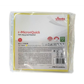 Салфетки хозяйственные Vileda Professional МикронКвик микрофибра 40х38 см 135 г/кв.м желтые (5 штук в упаковке)