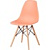 Стул обеденный TetChair Cindy (Eames) 21374 оранжевый (пластик, массив  дерева)