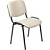 Стул офисный Easy Chair Изо бежевый экокожа металл чёрный (550724)