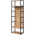 Шкаф Easy to lead K-Loft 241H028 дуб натуральный/чёрный 670х400х2105 мм