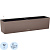 Кашпо с автополивом Lechuza Balconera Color 80 17 л с внутренней  вставкой 12 л мускатный (79x19x19 см)