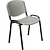 Стул офисный Easy Chair Изо серый пластик металл чёрный (573677)