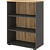Стеллаж для документов Easy to lead К-Loft 241H011 дуб  скандинавский/графит 786х420х1080 мм