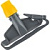 Держатель МОПа Luscan Professional 15x2 см пластик жёлтый