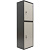 Шкаф металлический (архивный) для документов Aiko SL-150/2T (серый,  460x340x1490 мм)