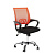Кресло офисное Комус Мебель Easy Chair 304 оранжевое/чёрное  (сетка/ткань, металл хромированный)